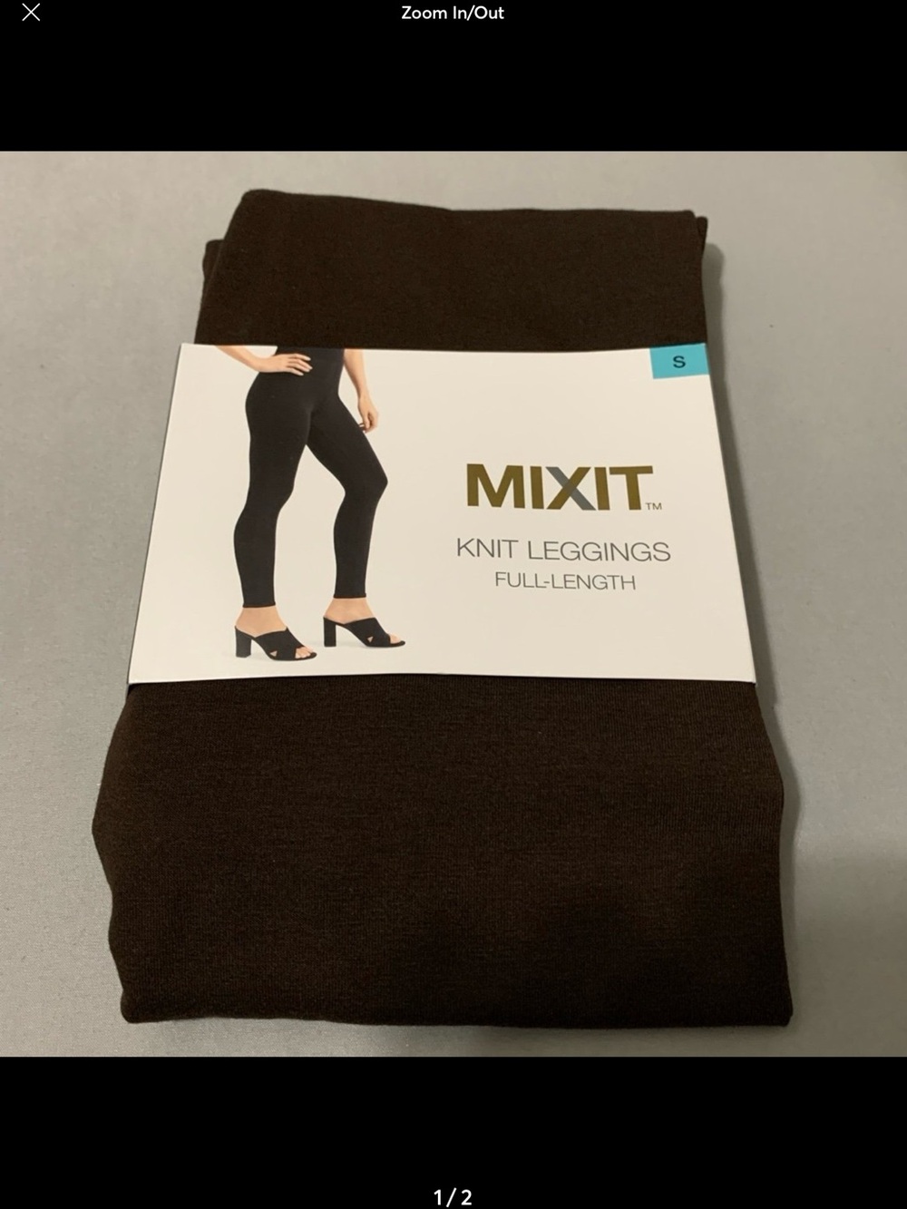 Mix It Women’s Full-Length Knit Leggings in Brown